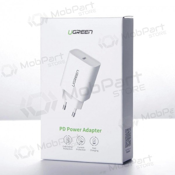 Cargador buitinis Ugreen CD137 USB-C 20W 3A blanco