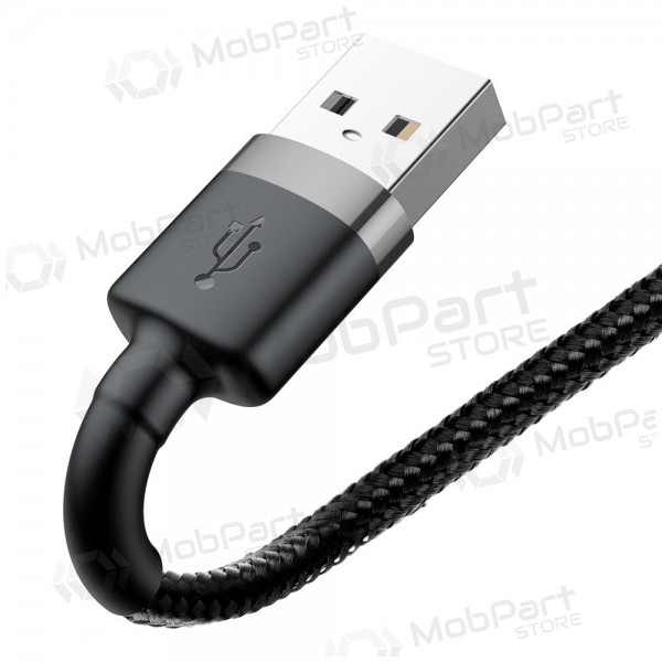 USB cable Baseus Cafule USB-A to Lightning 1.5A 2.0m gris-negro CALKLF-CG1