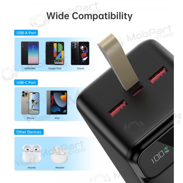 Batería externa Power Bank Choetech B732 22.5W 50000mAh negro