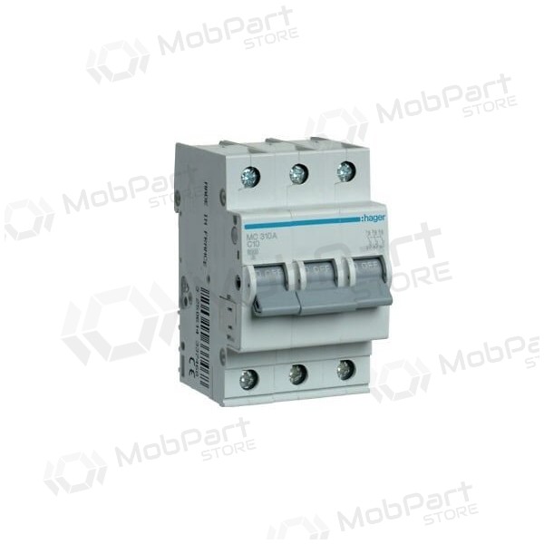 Automatinis jungiklis Hager MC340 (40A, 3P, 400V, 6kA)