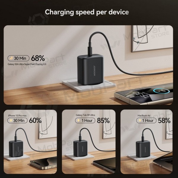 Cargador Joyroom JR-TCG13 45W GaN USB-C negro