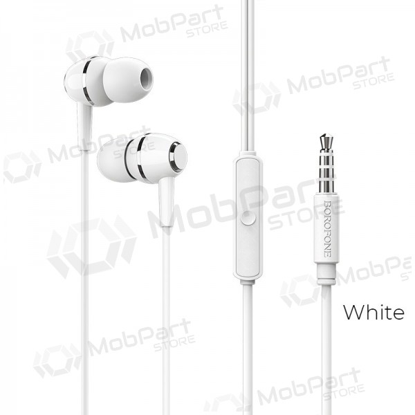 Manos libres Borofone BM36 3,5mm (Blanco)
