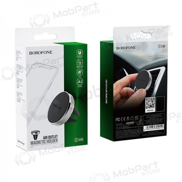 Automobilinis Universal telefono laikiklis Borofone BH8, mounted on the dashboard, magnetic, negro