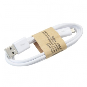 USB cable microUSB (blanco) 1.0m