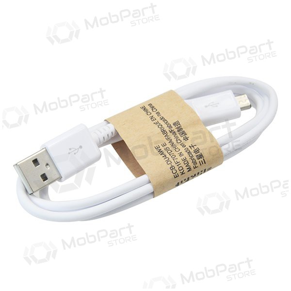 USB cable microUSB (blanco) 1.0m