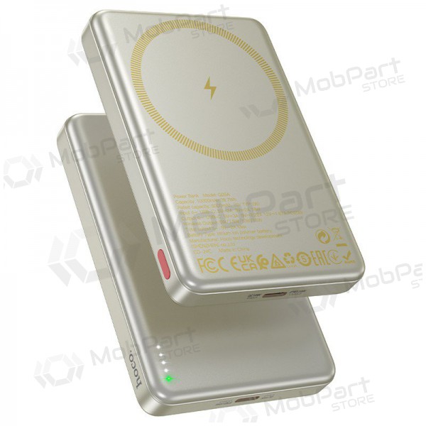 Batería externa Power Bank Hoco Q26A PD20W Magnetic 10000mAh dorado