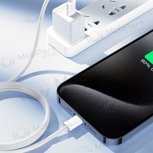 USB cable Joyroom S-A45 USB-C to USB-C 60W 1.0m blanco