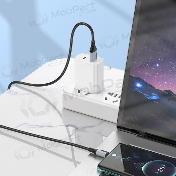 USB cable Borofone BX101 USB-A to USB-C 1.0m negro